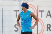 Jogador David Luiz em treino pelo Pafos do Chipre