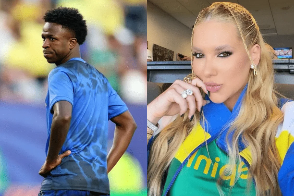 Vini Jr. fica tímido ao contar para quem dedicou o gol contra o Haiti - imagem 2 Vini Jr. fica tímido ao contar para quem dedicou o gol contra o Haiti - imagem 2