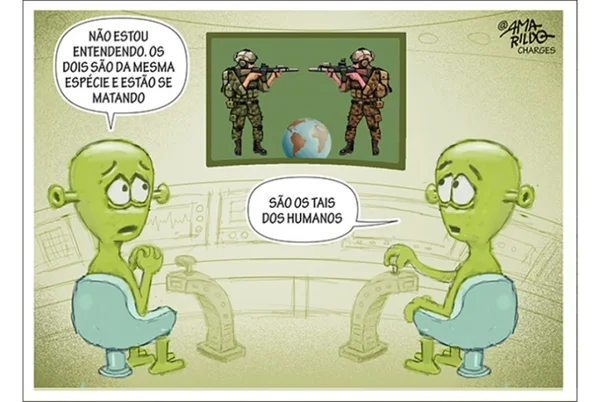 Charge do Amarildo