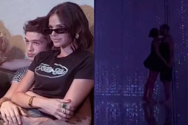 Imagem colorida de Bruna Marquezine com João Guilherme