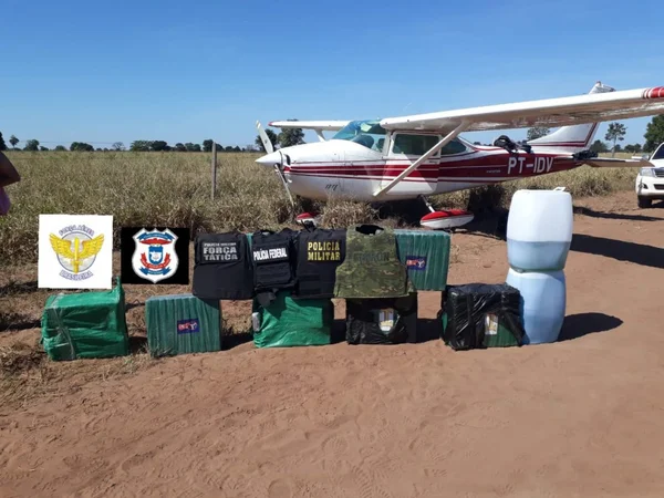 Traficantes tentam resgatar avião que estava apreendido em aeroporto