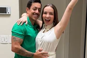 Renato Albani e Juju anunciaram a gravidez nas redes sociais Renato Albani e Juju anunciaram a gravidez nas redes sociais