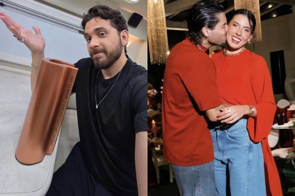 Montagem colorida de _Gustavo Mioto, Ana Castela e Zé FELIPE - Metrópoles