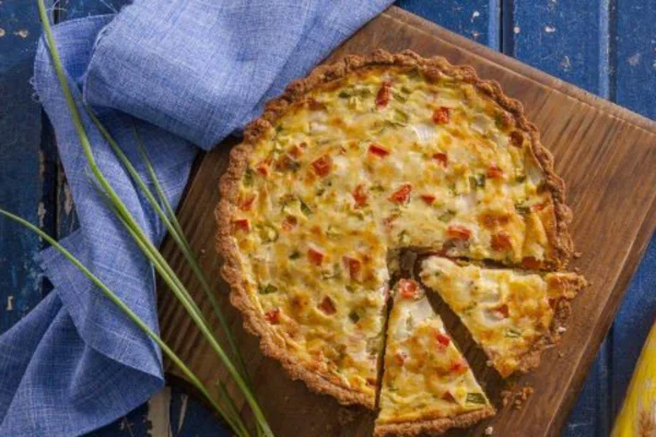 Quiche de cream cracker