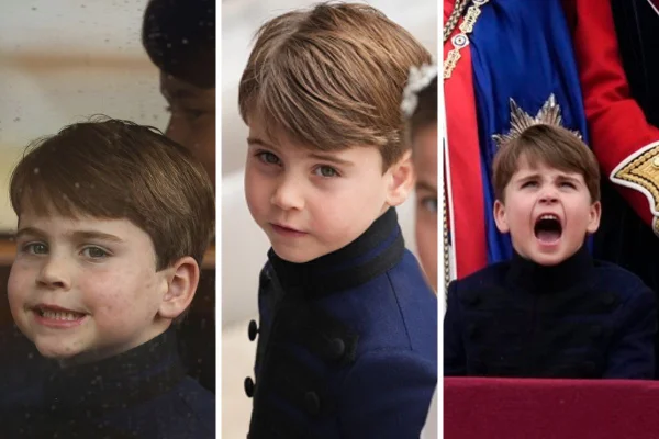 Príncipe Louis dá um show de fofura e faz peripécias na coroação