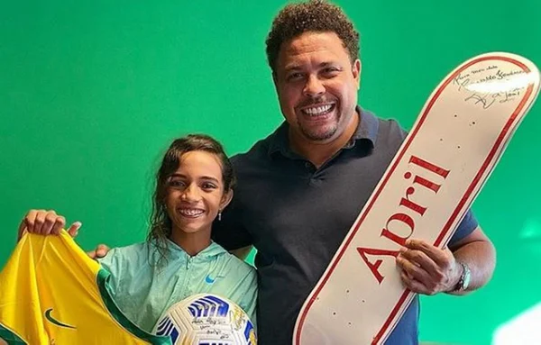 Rayssa Leal e Ronaldo