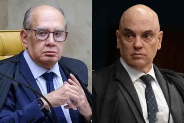 Gilmar Mendes e Alexandre de Moraes, ministros do STF -- Metrópoles