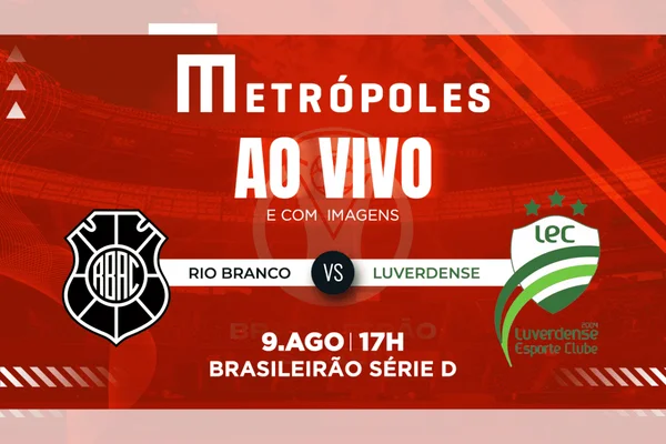 Série D: assista ao vivo e com imagens Rio Branco-ES x Luverdense-MT