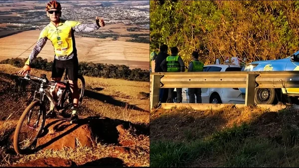 imagem colorida ciclista morre atropelado romaria trindade