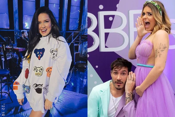 Montagem com fotos de Juliette e Viih Tube
