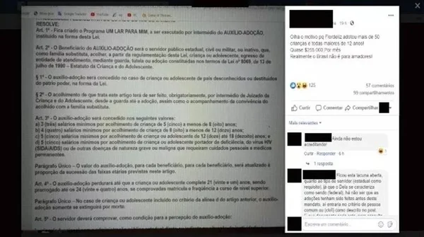 Flordelis adotou 51 crianças para ganhar salários mínimos de auxílio?