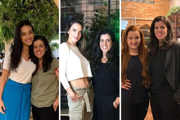 Cris Dios com Débora Nascimento, Alessandra Ambrosio e Maiara