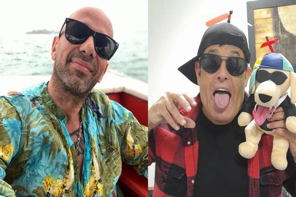 Rafael Ilha e Sergio Mallandro