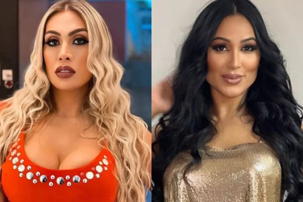 Montagem colorida de Juju Ferrarri e Dayanne Bezerra - Metrópoles