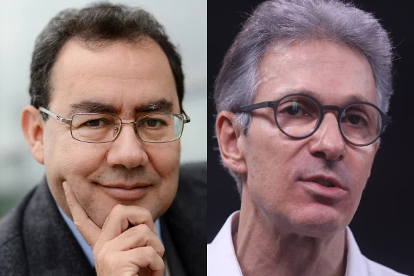 Augusto Cury e Romeu Zema