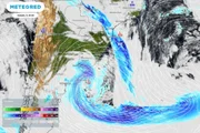 Imagem de satélite mostra ciclone-bomba Imagem de satélite mostra ciclone-bomba