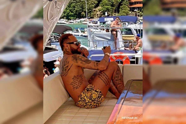Neymar no litoral de Santa Catarina