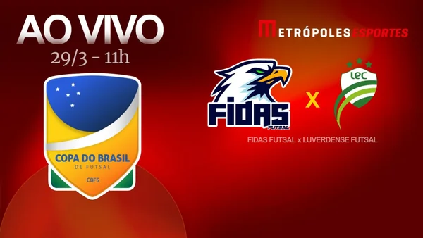 Copa do Brasil de Futsal: Fidas Futsal x Luverdense Futsal ao vivo