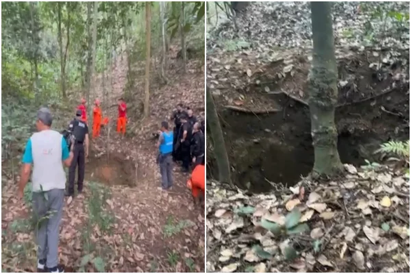 Polícia descobre cemitério clandestino do CV e acha ossadas. Vídeo