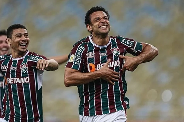 Foto colorida de Fred, atacante do Fluminense