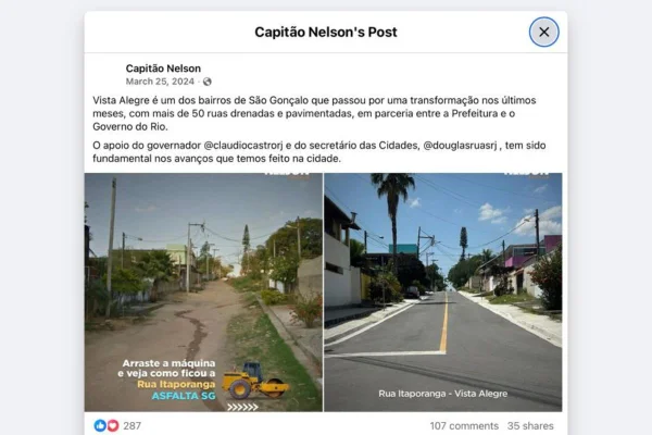 RJ investiu R$ 34 milhões em bairro onde Douglas Ruas comprou terrenos - destaque galeria RJ investiu R$ 34 milhões em bairro onde Douglas Ruas comprou terrenos - destaque galeria