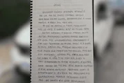 Caderno com anotações de falso pai de santo Caderno com anotações de falso pai de santo