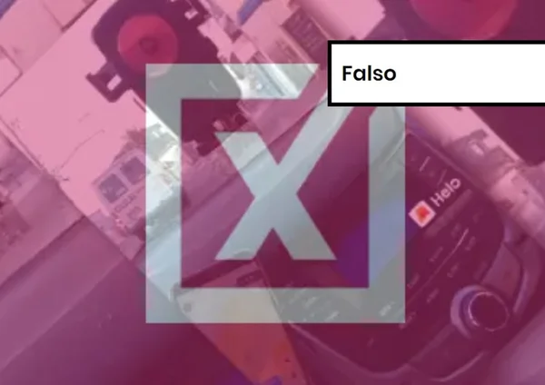 Imagem colorida de post falso sobre filho de Lula