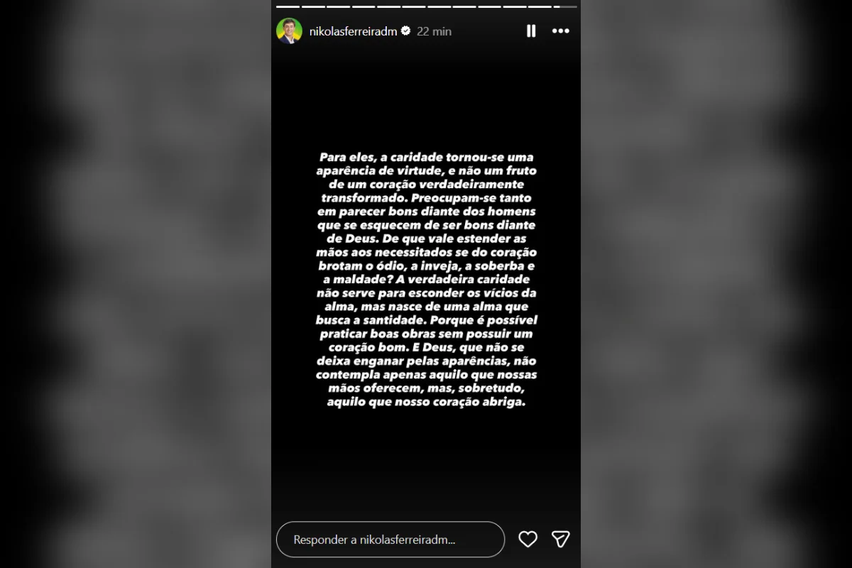 Post de Nikolas sobre o chef Julio Ritta Post de Nikolas sobre o chef Julio Ritta