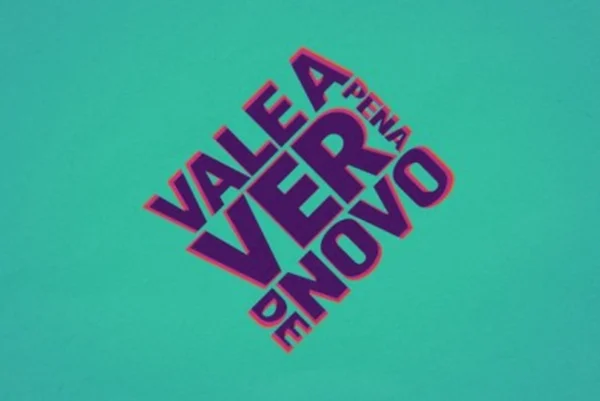 Imagem colorida da logo do Vale a Pena ver de Novo - Metrópoles
