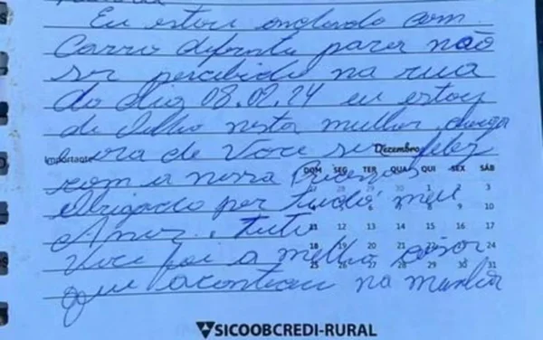imagem colorida homem tenta matar a sogra e deixa bilhete