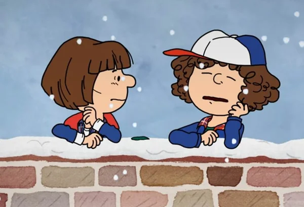 “Stranger Things” encontra Charlie Brown e Snoopy em mashup