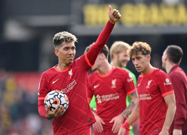 Firmino marca três vezes e Liverpool bate o Watford por 5 x 0 na Premier League