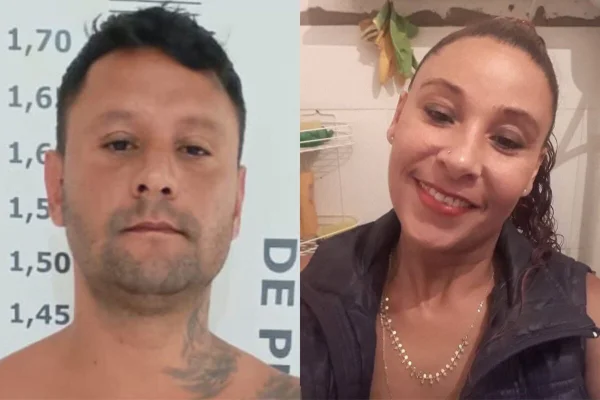 Brunno Prado Lobo da Silva (à esquerda) é suspeito de matar Viviane de Jesus Bonfim (à direita) com um taco de beisebol