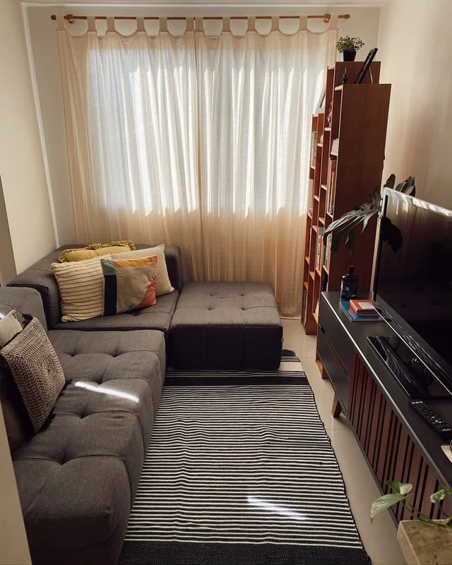 A sala é o outro ambiente preferido de Juliana A sala é o outro ambiente preferido de Juliana