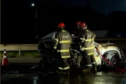 Três pessoas morreram carbonizadas após acidente de trânsito na Castello Branco