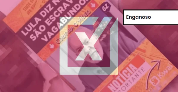 Captura de tela de vídeo do kwai com etiqueta rosa de coneúdo enganoso
