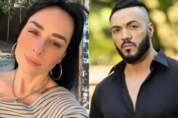 Luciana Picorelli com Belo