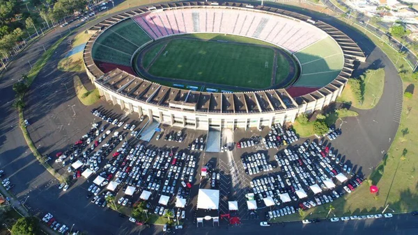 Palco do jogo entre América MG x Flamengo - Metrópoles