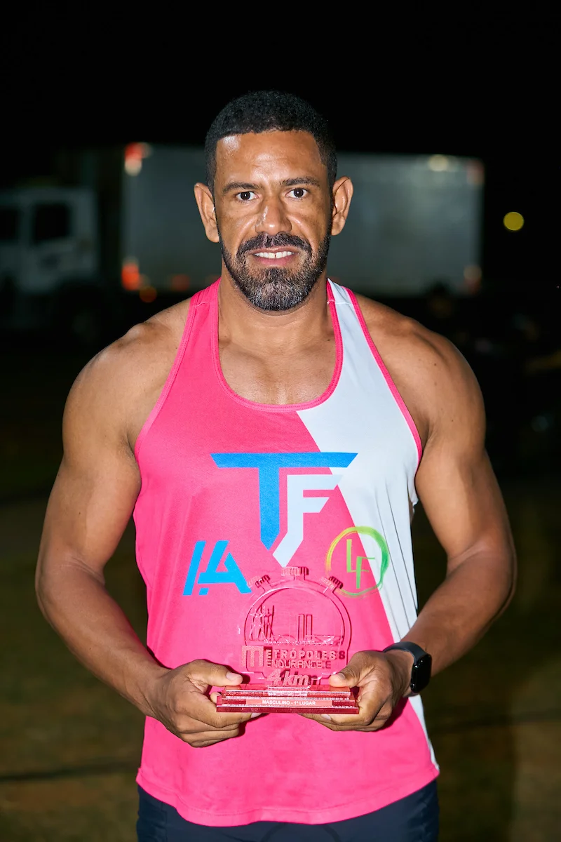 Paulo Leandro, o primeiro colocado da categoria PCD masculino Paulo Leandro, o primeiro colocado da categoria PCD masculino