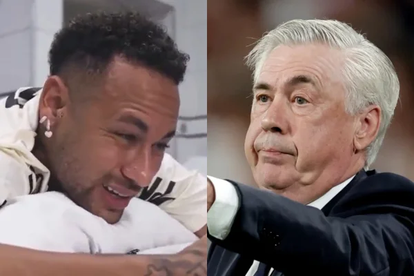 “Fico triste”, lamenta Neymar após ficar de fora da lista de Ancelotti