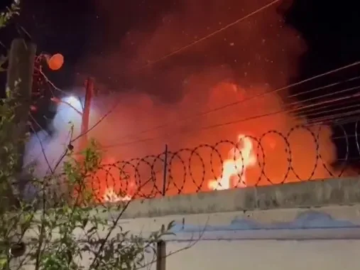 Fogo em terreiro baiano-metrópoles