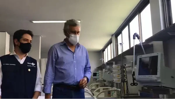 goias ronaldo caiado e ismael alexandrino inaugura hospital em uruacu