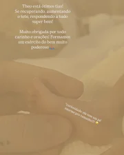 Após a perda de um dos gêmeos, Clara Maia atualiza estado de Theo