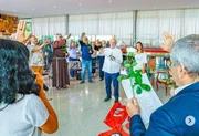 Lula recebe religiosos que o visitaram na cadeia em ato ecumênico - imagem 3 Lula recebe religiosos que o visitaram na cadeia em ato ecumênico - imagem 3