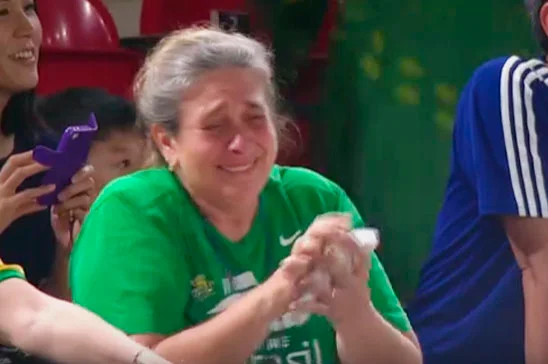 Mãe do ginasta Francisco Barretto se emociona com desempenho do filho