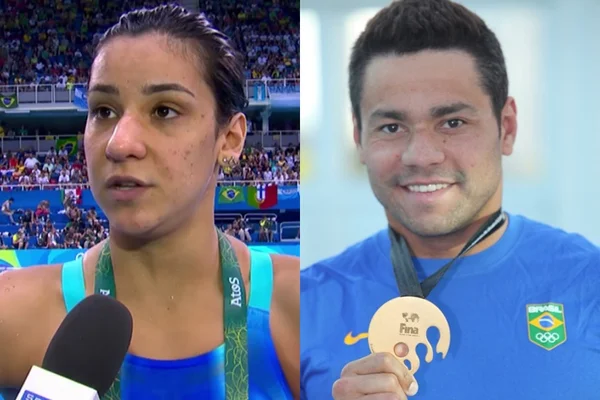 Ex-nadadora Joanna Maranhão e nadador Felipe França batem boca na web