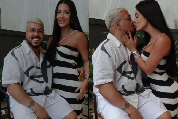 Belo abre o coração e diz como anda namoro com Rayane Figliuzzi