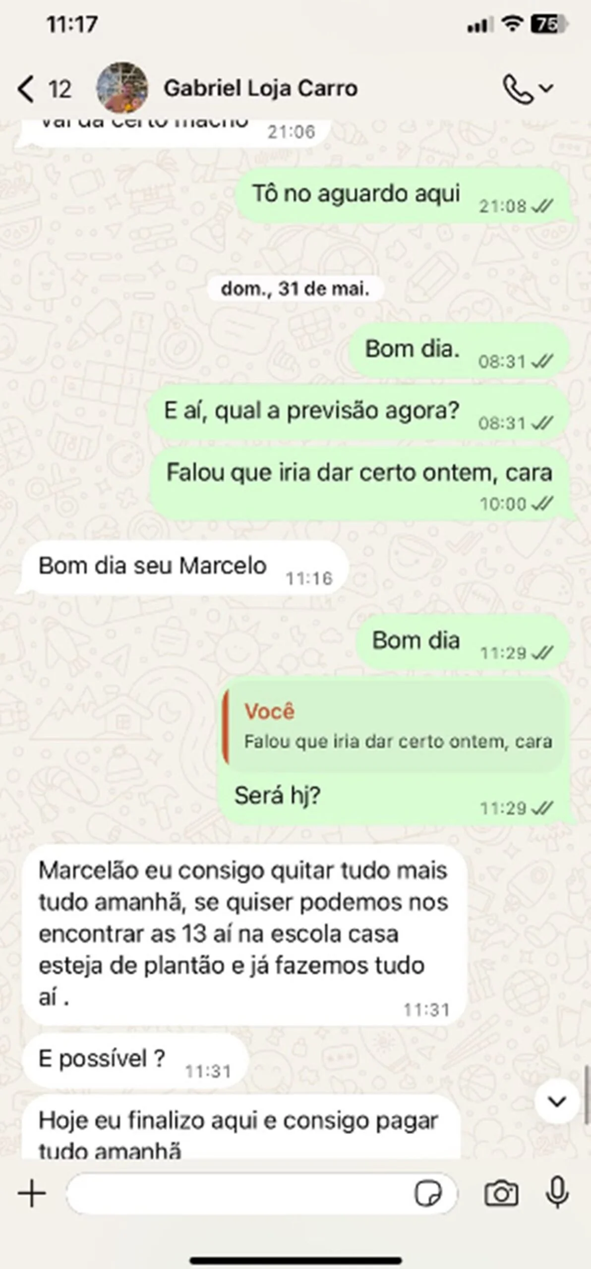 Estelionatário dá “golpe do balcão” em PM dentro de revendedora de veículos - imagem 10 Estelionatário dá “golpe do balcão” em PM dentro de revendedora de veículos - imagem 10