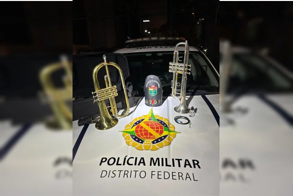 Instrumentos musicais avaliados em 20 mil recuperados no DF