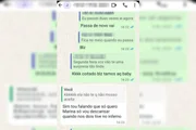 Print de uma das conversas
